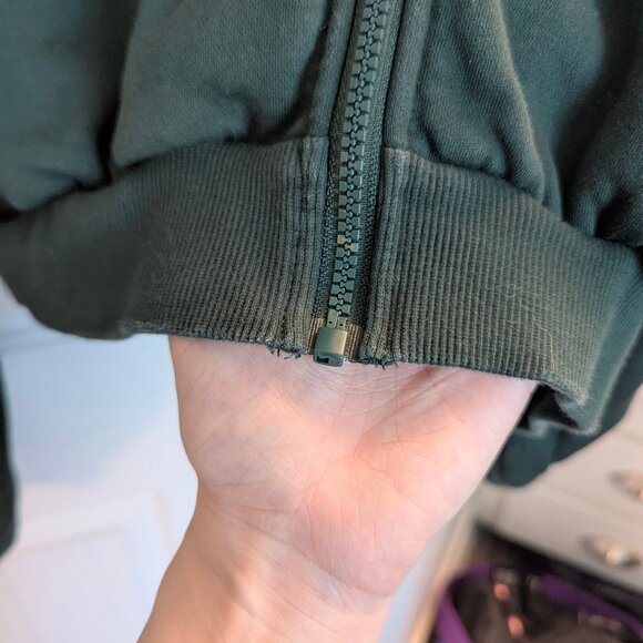Popflex Zip Cloud Hoodie S/M in Game Time Green - Picture 5 of 5